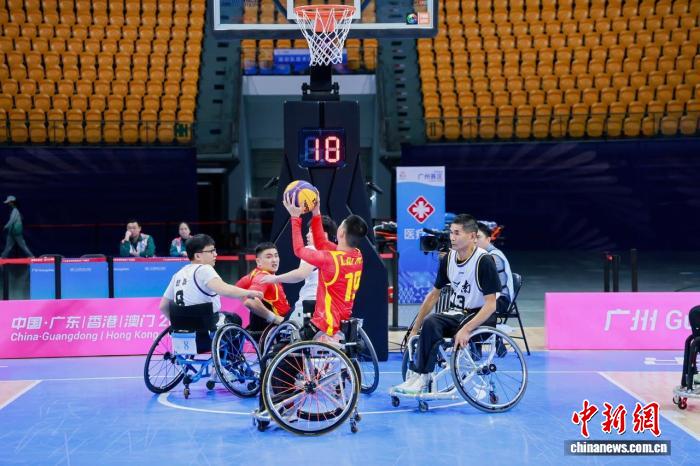 三人制轮椅篮球首秀残运会 广东北京队两连胜引